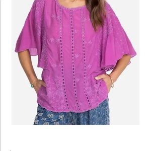 Johnny Was NWT XS Sunflower Alta Top